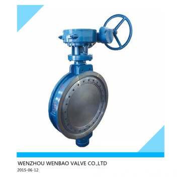 Metal Seat Wafer Type Butterfly Valve Dn1000 with Gearbox